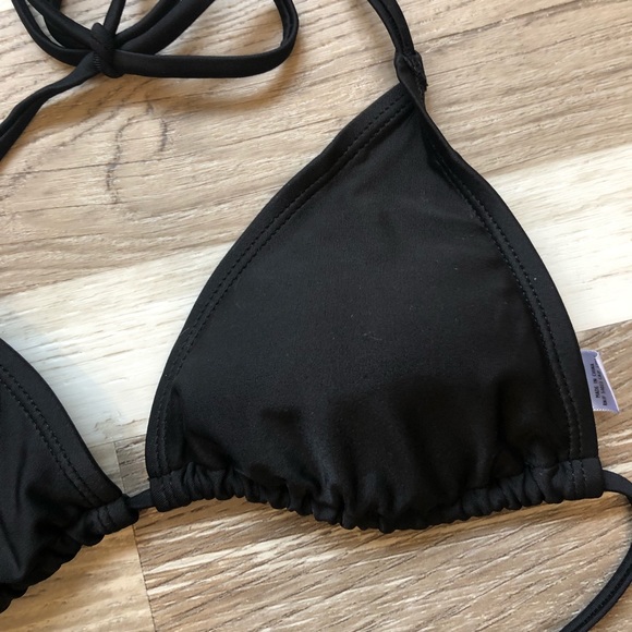 GUC Old Navy Women’s Adjustable Black String Bikini Top - Picture 4 of 10